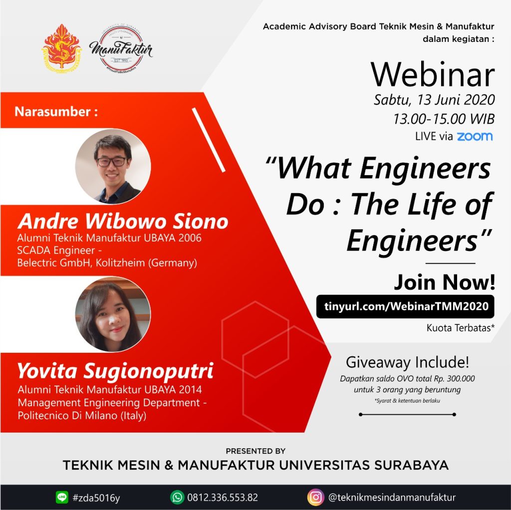 Poster Webinar What Engineers Do: The Life of Engineers