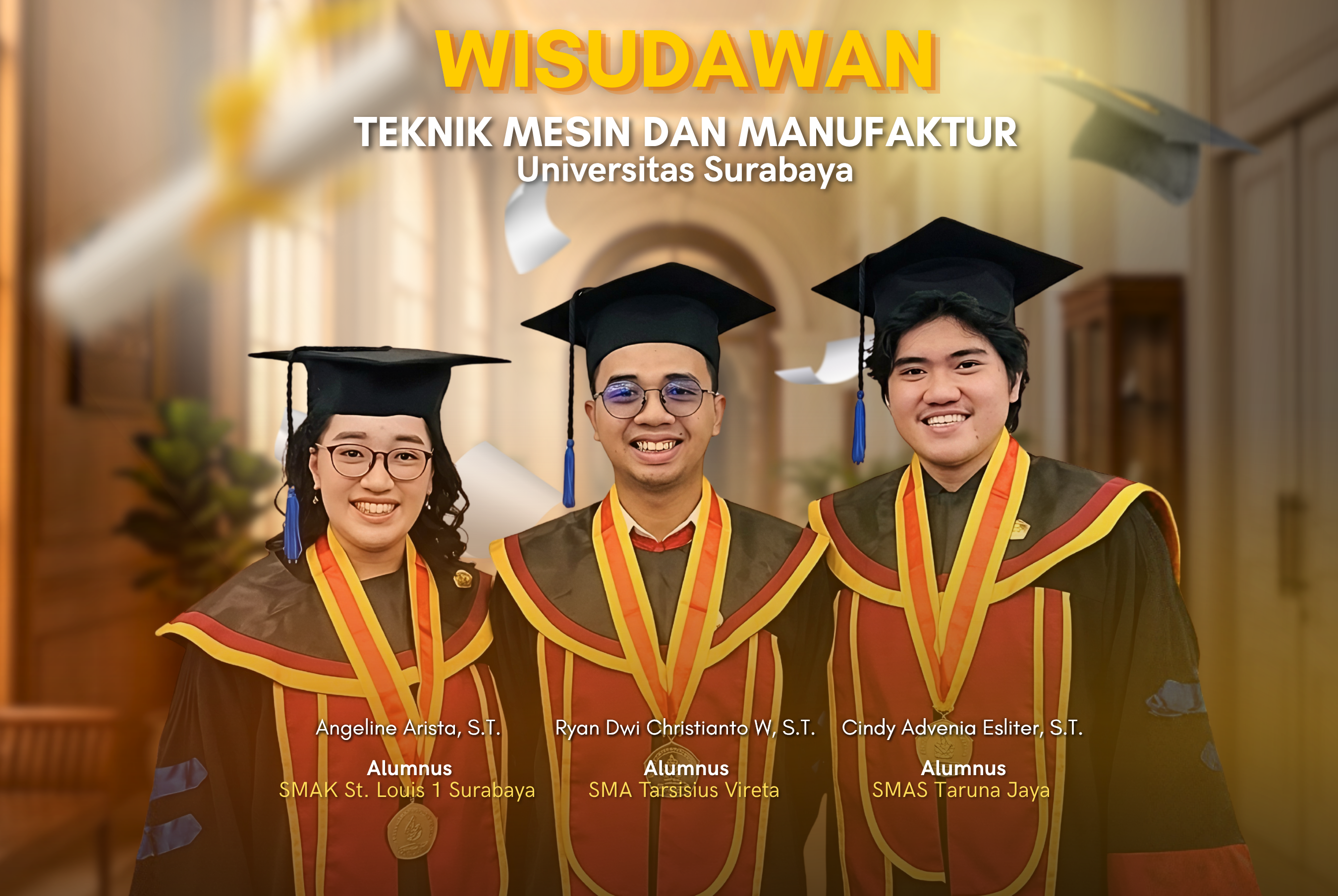 Wisudawan Teknik Mesin dan Manufaktur Semester Gasal 2025/2026